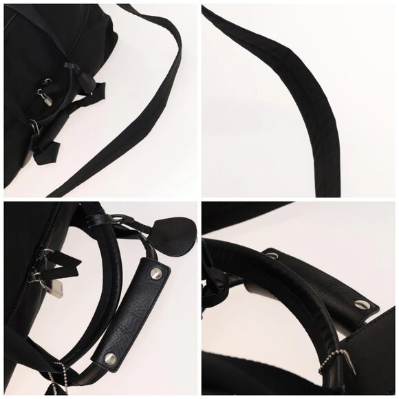 PRADA Boston Bag Nylon 2way Black Silver Auth bs28231 - Picture 14 of 14